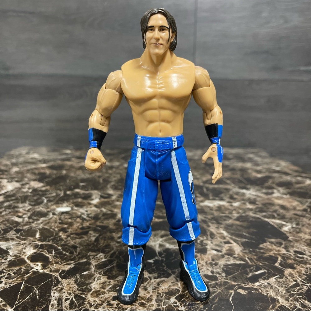 2003 Jakks Pacific WWE Paul London Action Figure Blue Joker